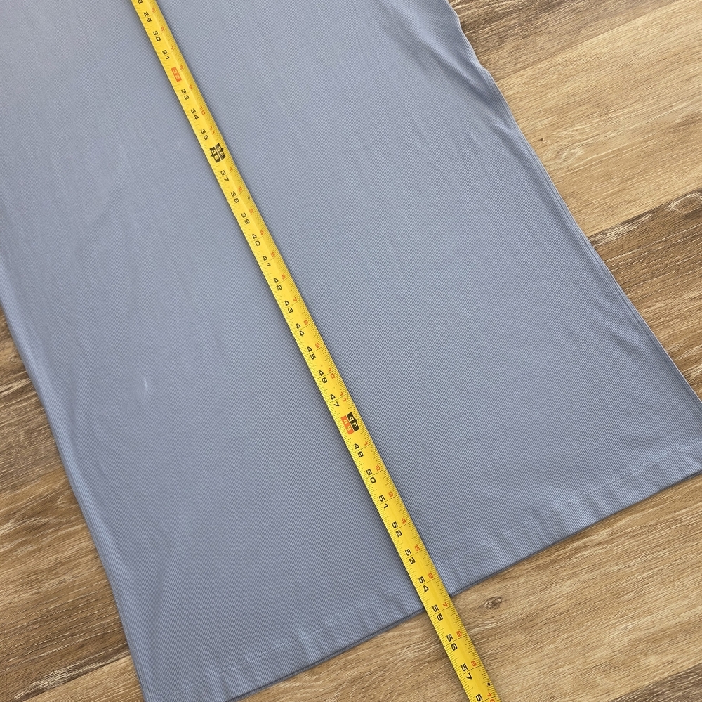 Vuori Women's Pose Modern Dress Bluebell NWT Ribbed Modal Rayon Maxi - Picture 6 of 12